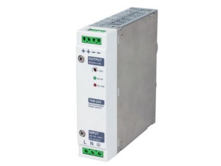 Din RAIL Power Supply, ac-dc, 240W, 1 Output 10A at 24Vdc