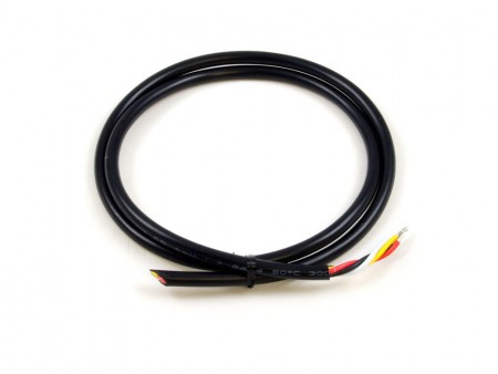 4 Conductor 16 AWG Wire Black