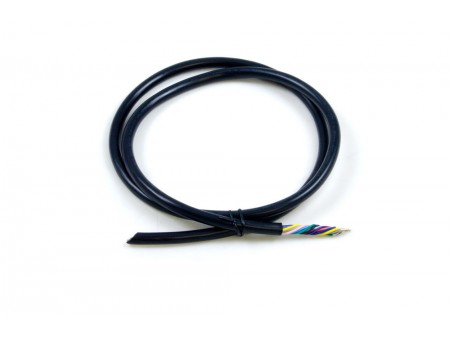 12 Conductor 22AWG Wire Black