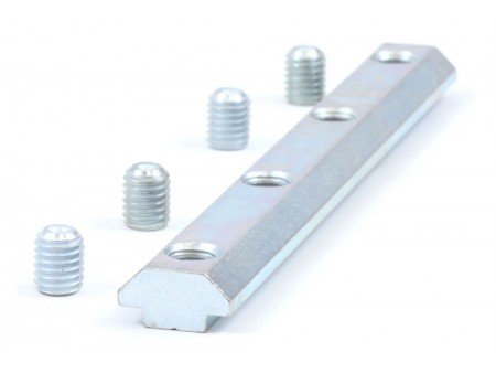 Linear Bar Connector-PG40 with set screws (4 pcs)